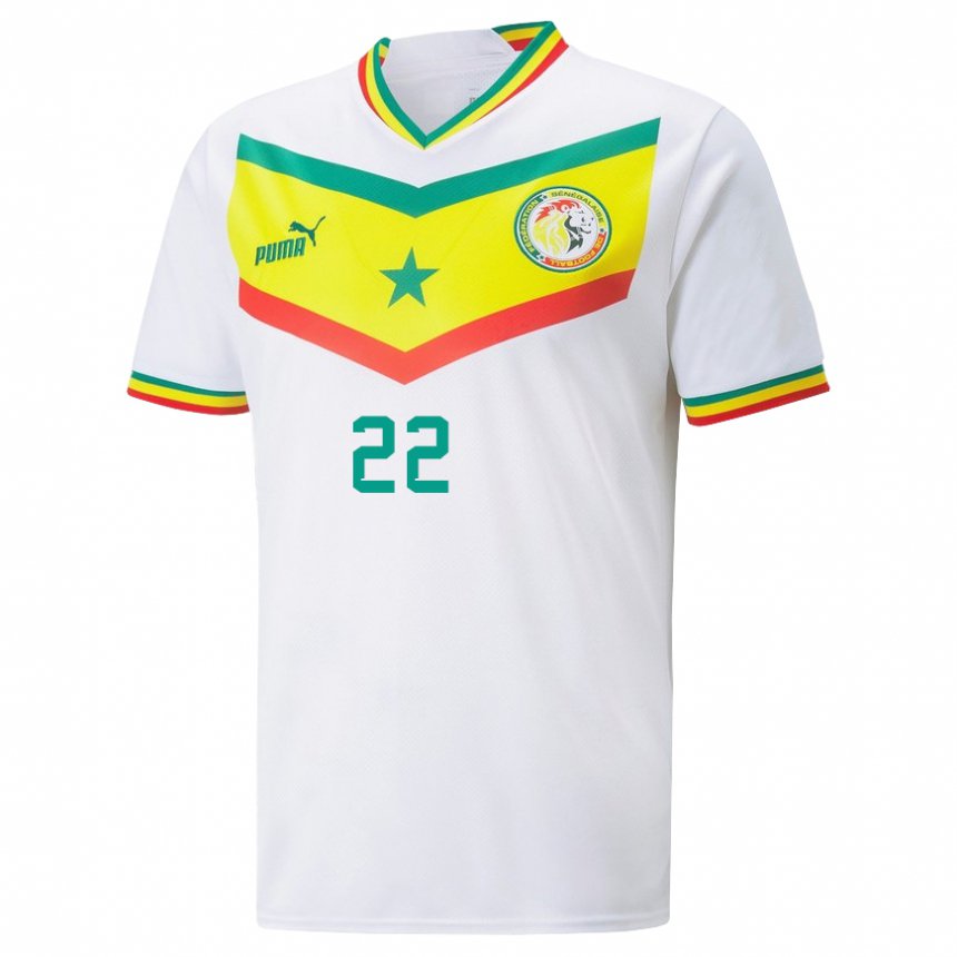 Dětské Senegalská Abdou Diallo #22 Bílý Domů Hráčské Dresy 22-24 Dres