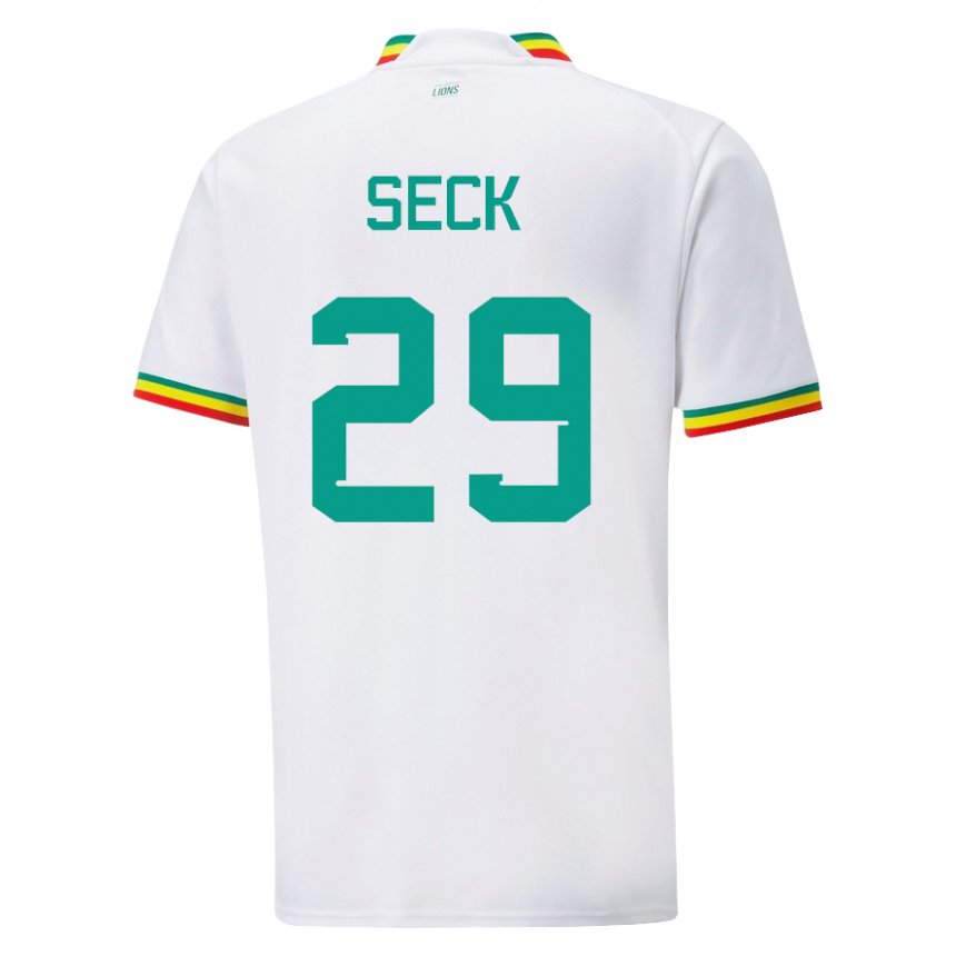 Dětské Senegalská Demba Seck #29 Bílý Domů Hráčské Dresy 22-24 Dres