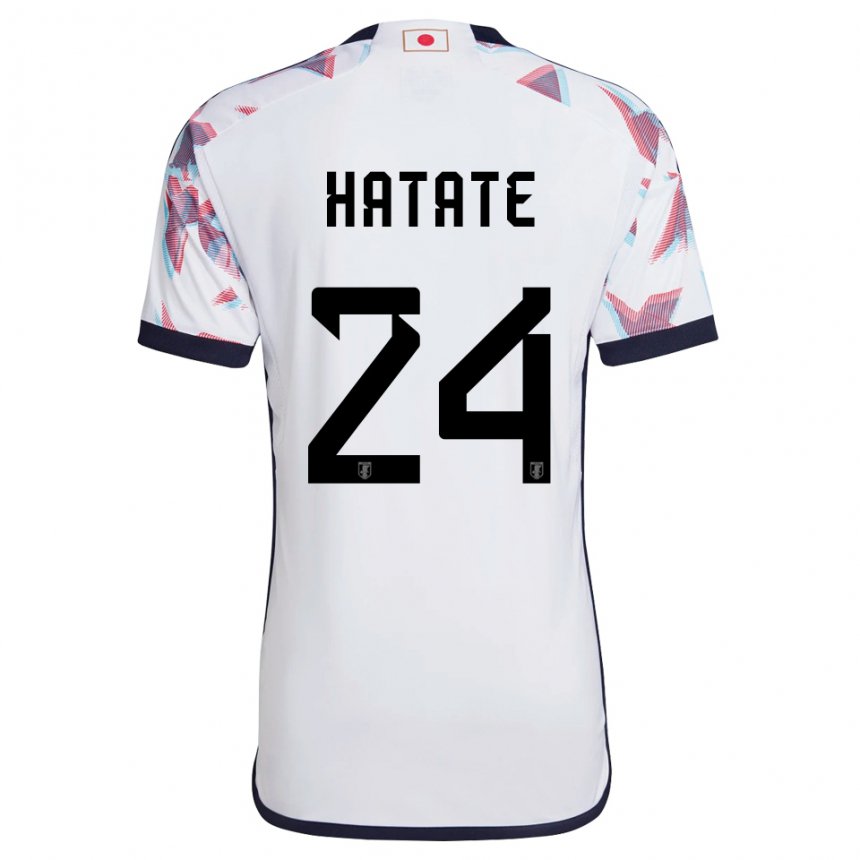 Dětské Japonská Reo Hatate #24 Bílý Daleko Hráčské Dresy 22-24 Dres