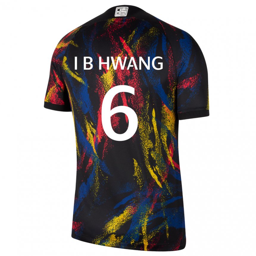 Dětské Jihokorejská In-beom Hwang #6 Vícebarevná Daleko Hráčské Dresy 22-24 Dres