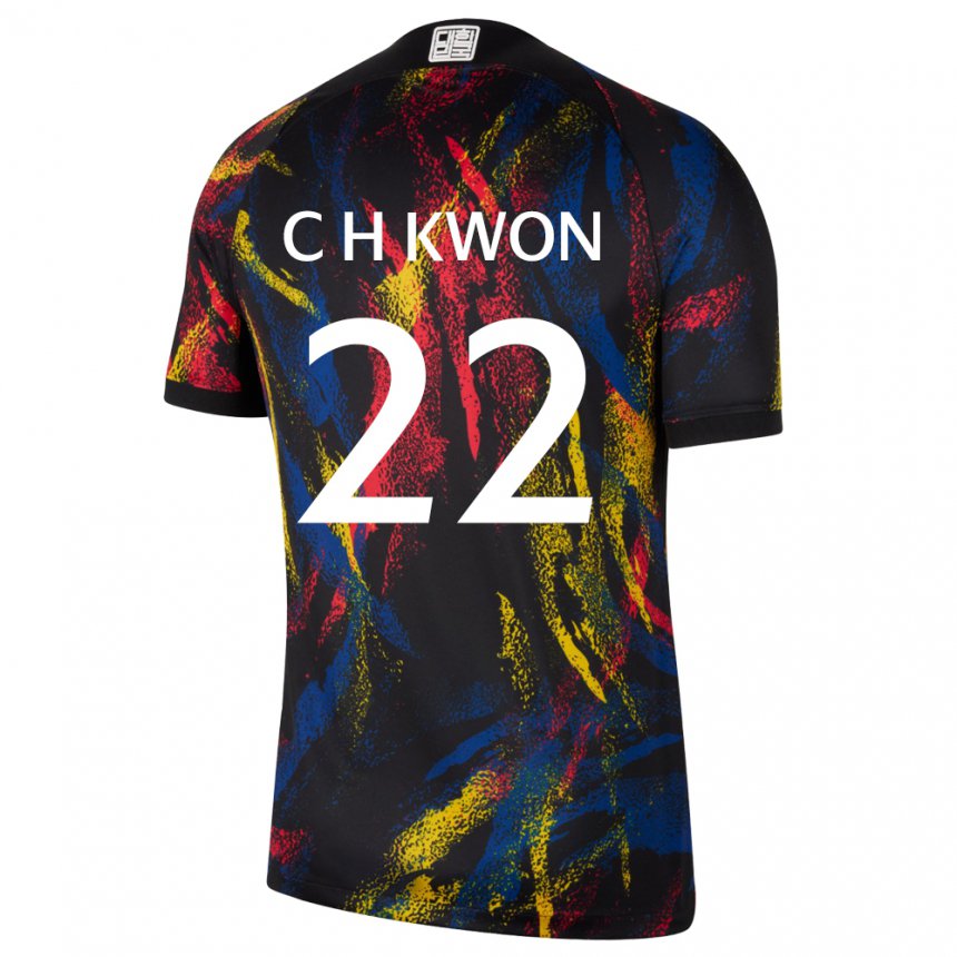 Dětské Jihokorejská Chang-hoon Kwon #22 Vícebarevná Daleko Hráčské Dresy 22-24 Dres