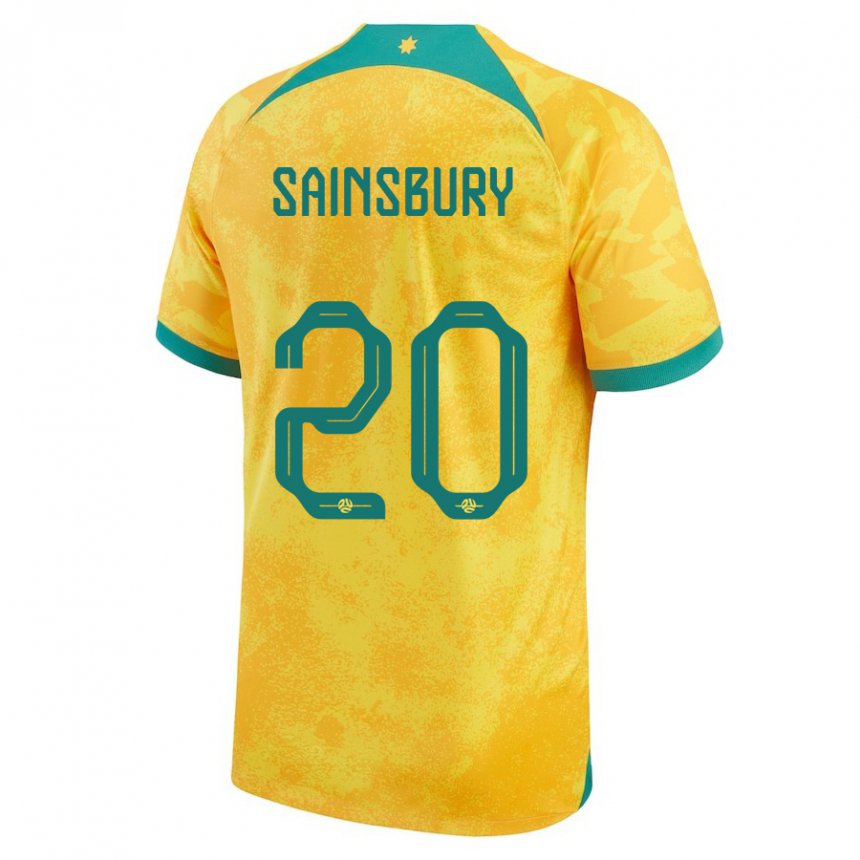 Pánské Australská Trent Sainsbury #20 Zlatý Domů Hráčské Dresy 22-24 Dres