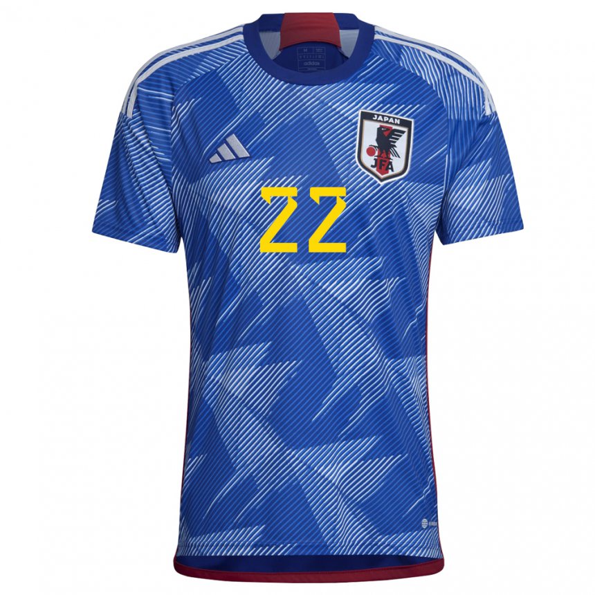 Pánské Japonská Maya Yoshida #22 Královská Modrá Domů Hráčské Dresy 22-24 Dres