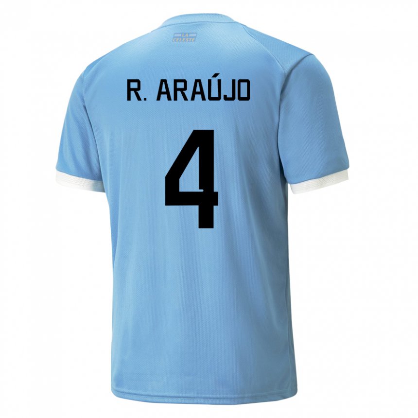 Pánské Uruguayská Ronald Araujo #4 Modrý Domů Hráčské Dresy 22-24 Dres