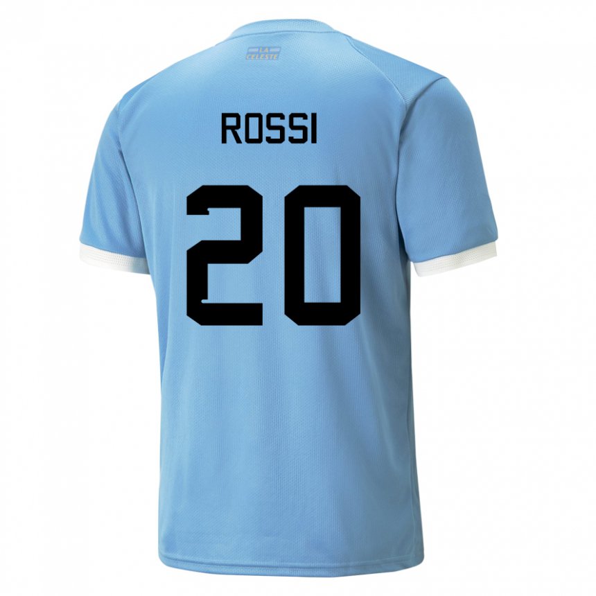 Pánské Uruguayská Diego Rossi #20 Modrý Domů Hráčské Dresy 22-24 Dres