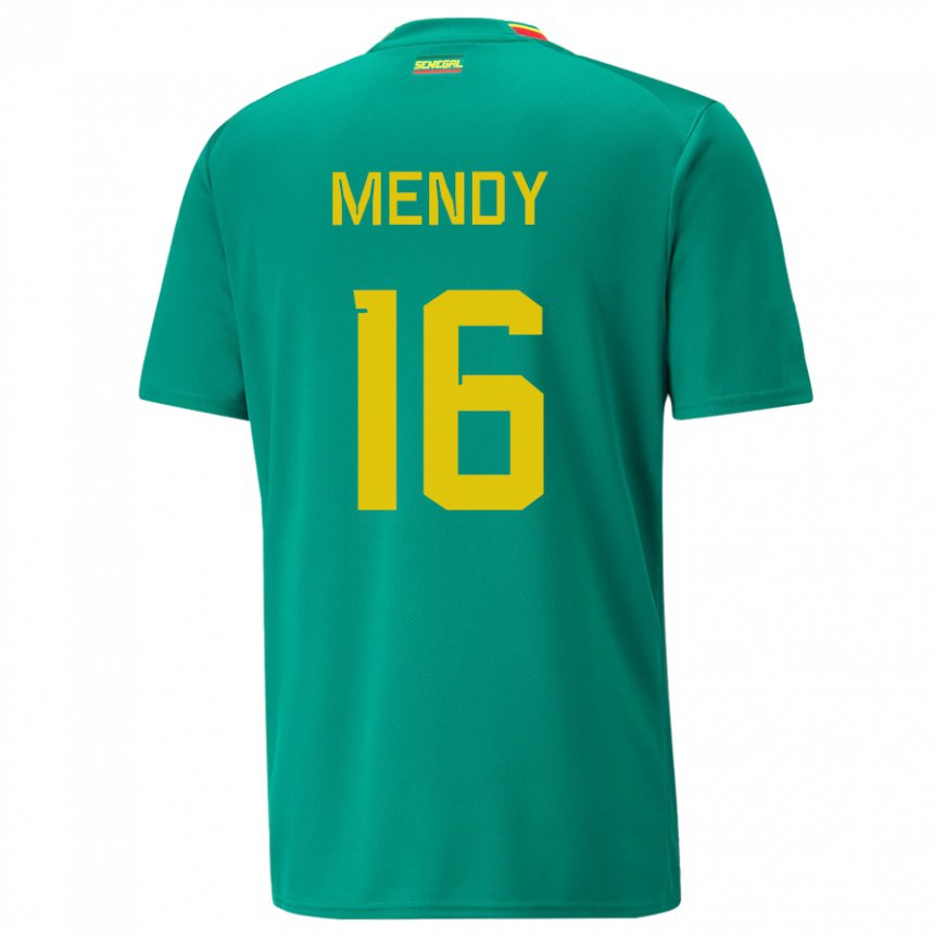 Pánské Senegalská Edouard Mendy #16 Zelená Daleko Hráčské Dresy 22-24 Dres