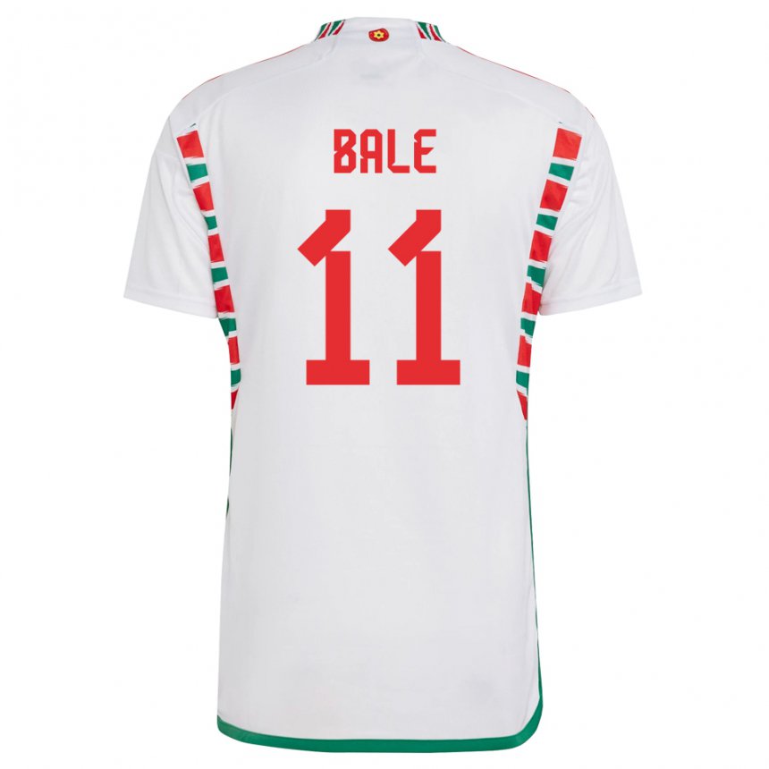 Pánské Velšská Gareth Bale #11 Bílý Daleko Hráčské Dresy 22-24 Dres