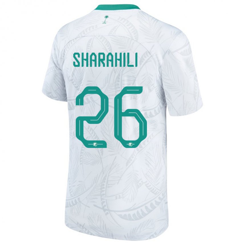 Dámské Saúdskoarabská Riyadh Sharahili #26 Bílý Domů Hráčské Dresy 22-24 Dres
