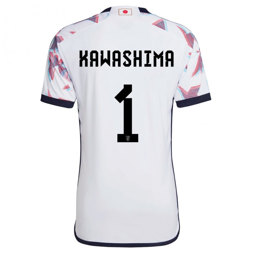 Dámské Japonská Eiji Kawashima #1 Bílý Daleko Hráčské Dresy 22-24 Dres