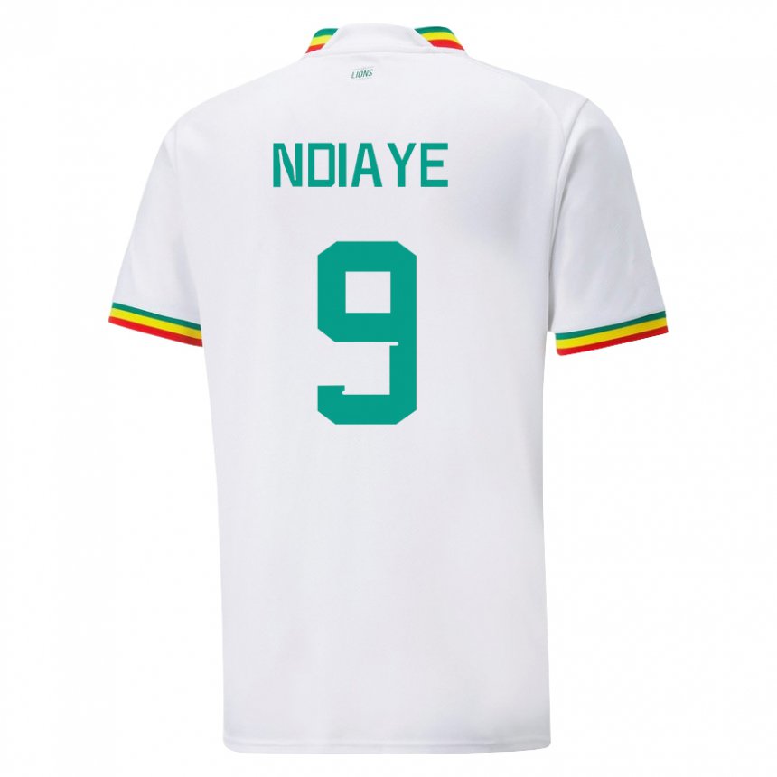 Dětské Senegalská Nguenar Ndiaye #9 Bílý Domů Hráčské Dresy 22-24 Dres