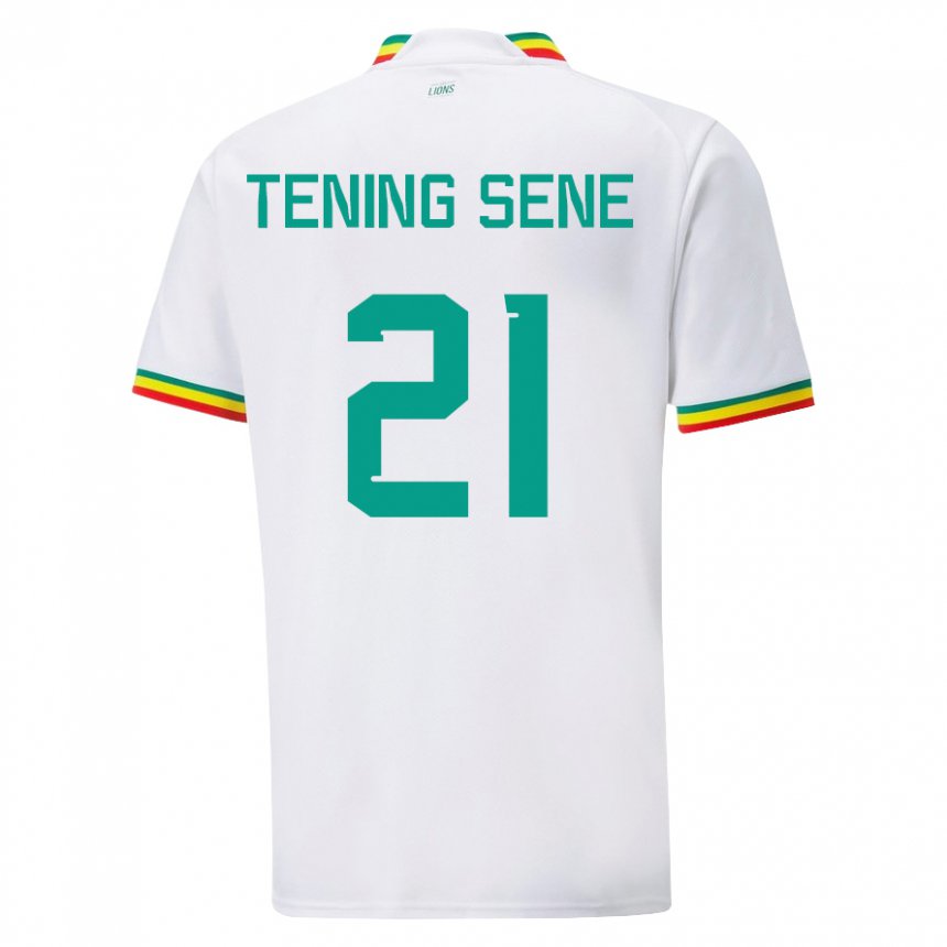 Dětské Senegalská Tening Sene #21 Bílý Domů Hráčské Dresy 22-24 Dres