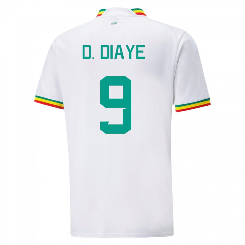 Dětské Senegalská Dialy N Diaye #9 Bílý Domů Hráčské Dresy 22-24 Dres