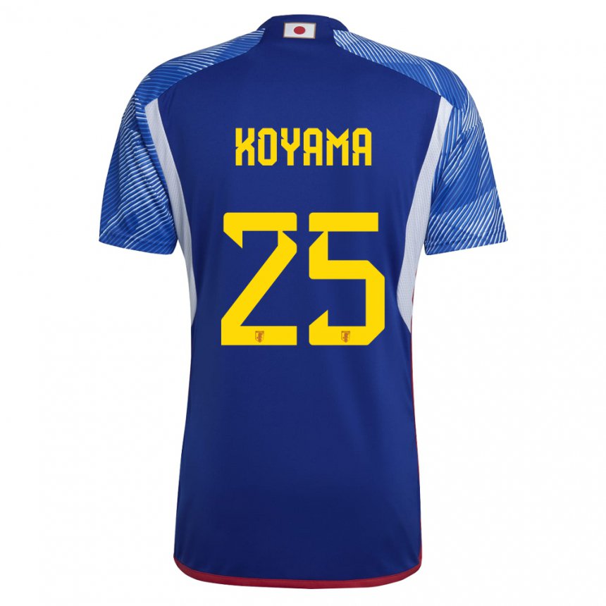 Dětské Japonská Shinomi Koyama #25 Královská Modrá Domů Hráčské Dresy 22-24 Dres