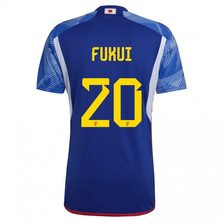 Dětské Japonská Taichi Fukui #20 Královská Modrá Domů Hráčské Dresy 22-24 Dres