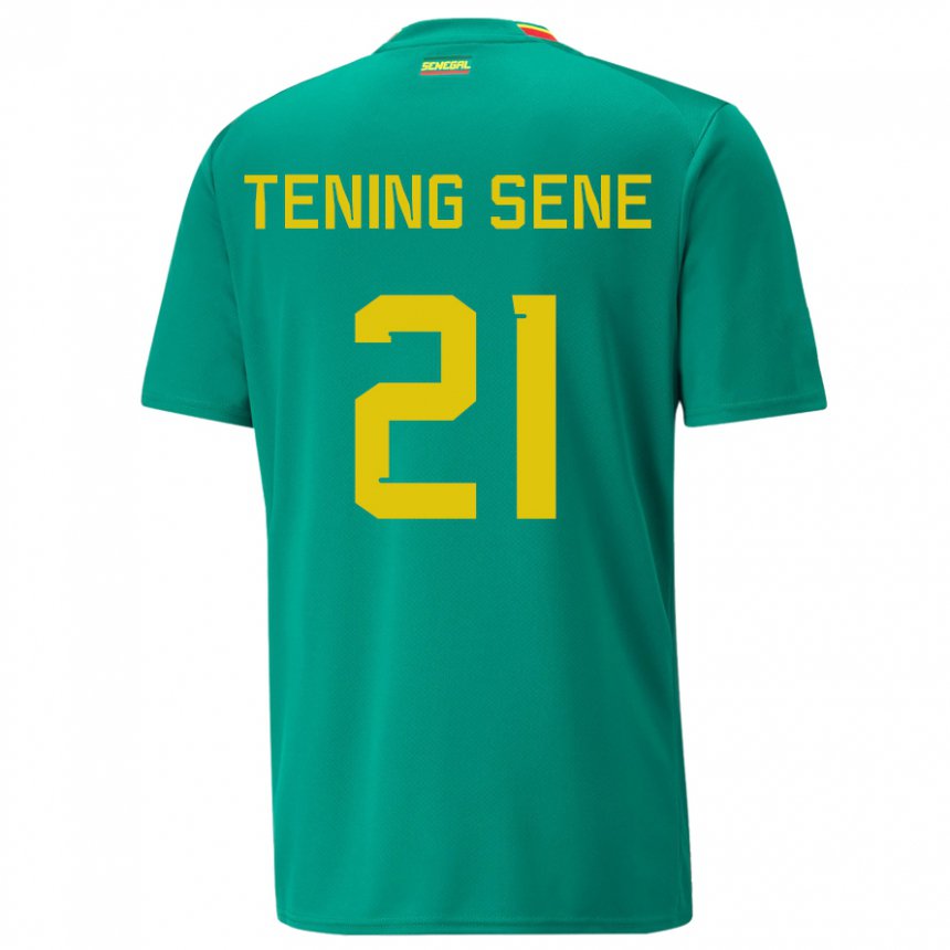 Dětské Senegalská Tening Sene #21 Zelená Daleko Hráčské Dresy 22-24 Dres