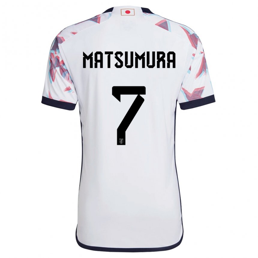 Dětské Japonská Kosuke Matsumura #7 Bílý Daleko Hráčské Dresy 22-24 Dres