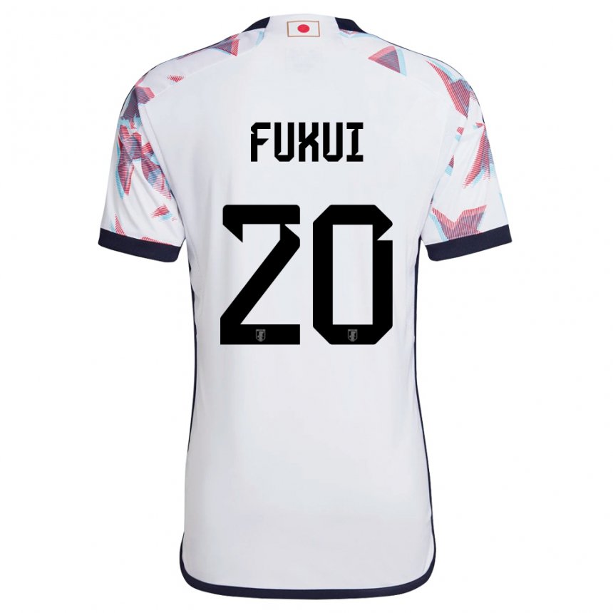 Pánské Japonská Taichi Fukui #20 Bílý Daleko Hráčské Dresy 22-24 Dres