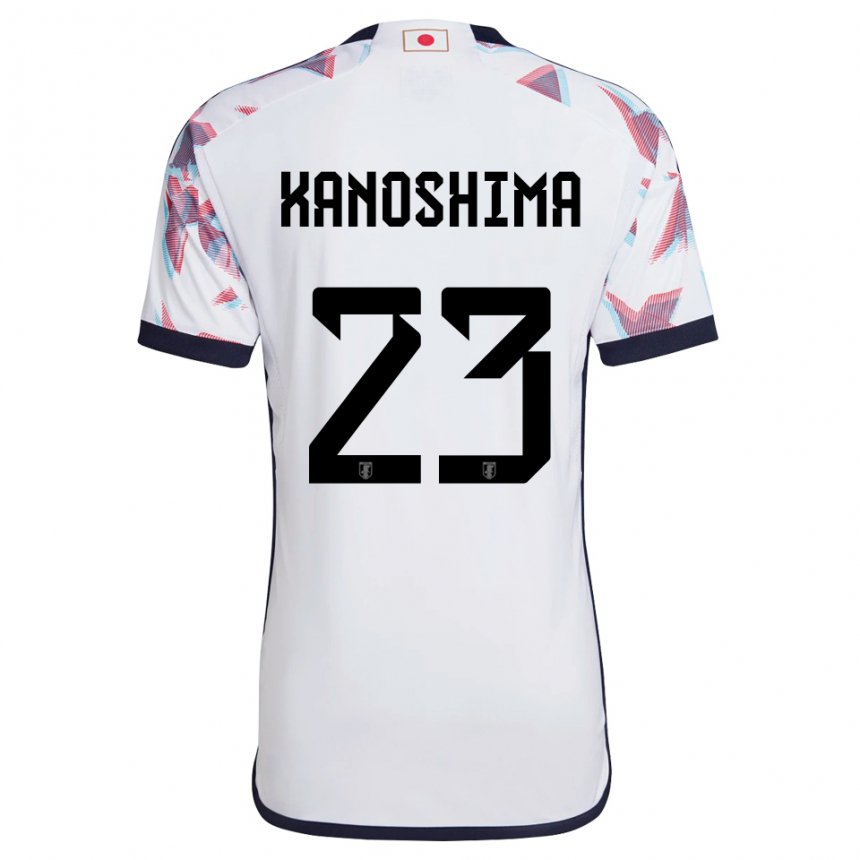 Pánské Japonská Yu Kanoshima #23 Bílý Daleko Hráčské Dresy 22-24 Dres