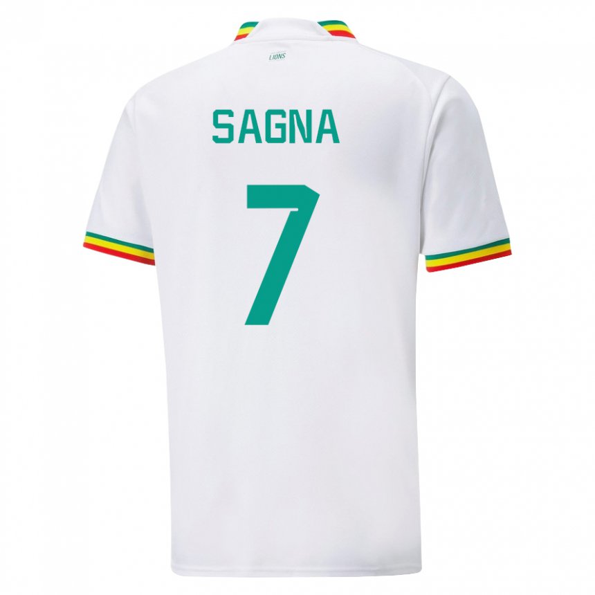 Dámské Senegalská Amadou Sagna #7 Bílý Domů Hráčské Dresy 22-24 Dres