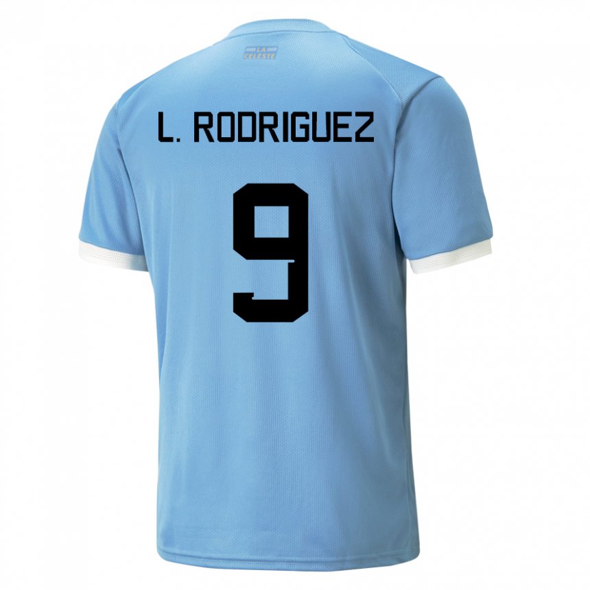 Dámské Uruguayská Luciano Rodriguez #9 Modrý Domů Hráčské Dresy 22-24 Dres