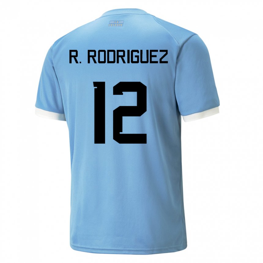 Dámské Uruguayská Randall Rodriguez #12 Modrý Domů Hráčské Dresy 22-24 Dres