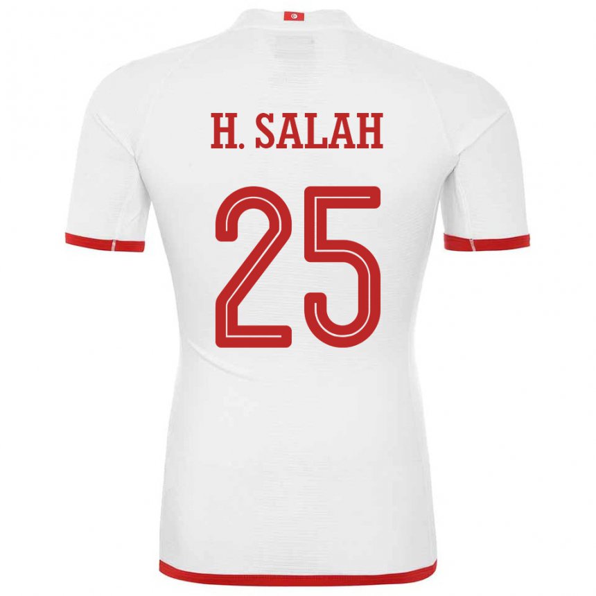 Dámské Tuniská Heni Ben Salah #25 Bílý Daleko Hráčské Dresy 22-24 Dres