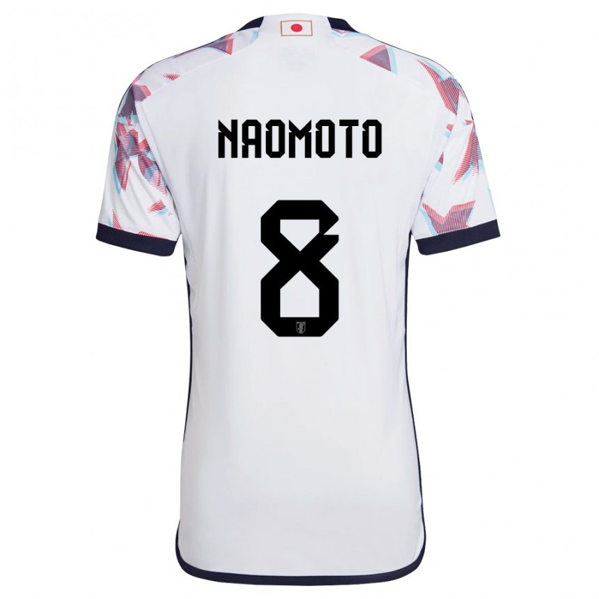 Dámské Japonská Hikaru Naomoto #8 Bílý Daleko Hráčské Dresy 22-24 Dres