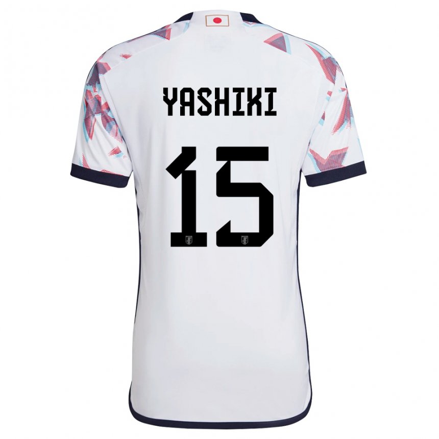 Dámské Japonská Yusei Yashiki #15 Bílý Daleko Hráčské Dresy 22-24 Dres