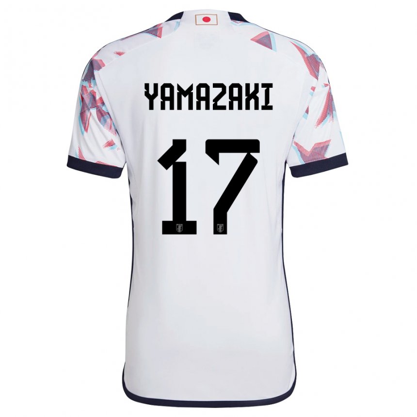 Dámské Japonská Taishin Yamazaki #17 Bílý Daleko Hráčské Dresy 22-24 Dres