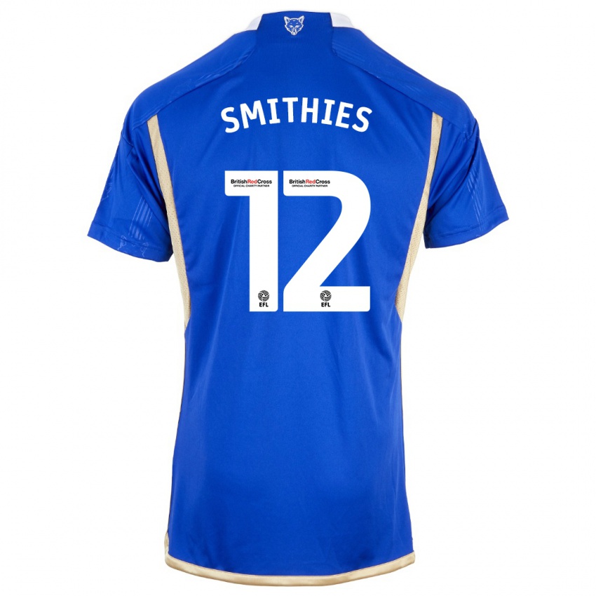 Dětské Alex Smithies #12 Modrý Domů Hráčské Dresy 2023/24 Dres