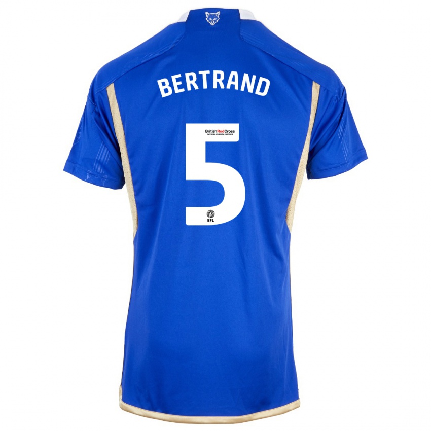 Dětské Ryan Bertrand #5 Modrý Domů Hráčské Dresy 2023/24 Dres