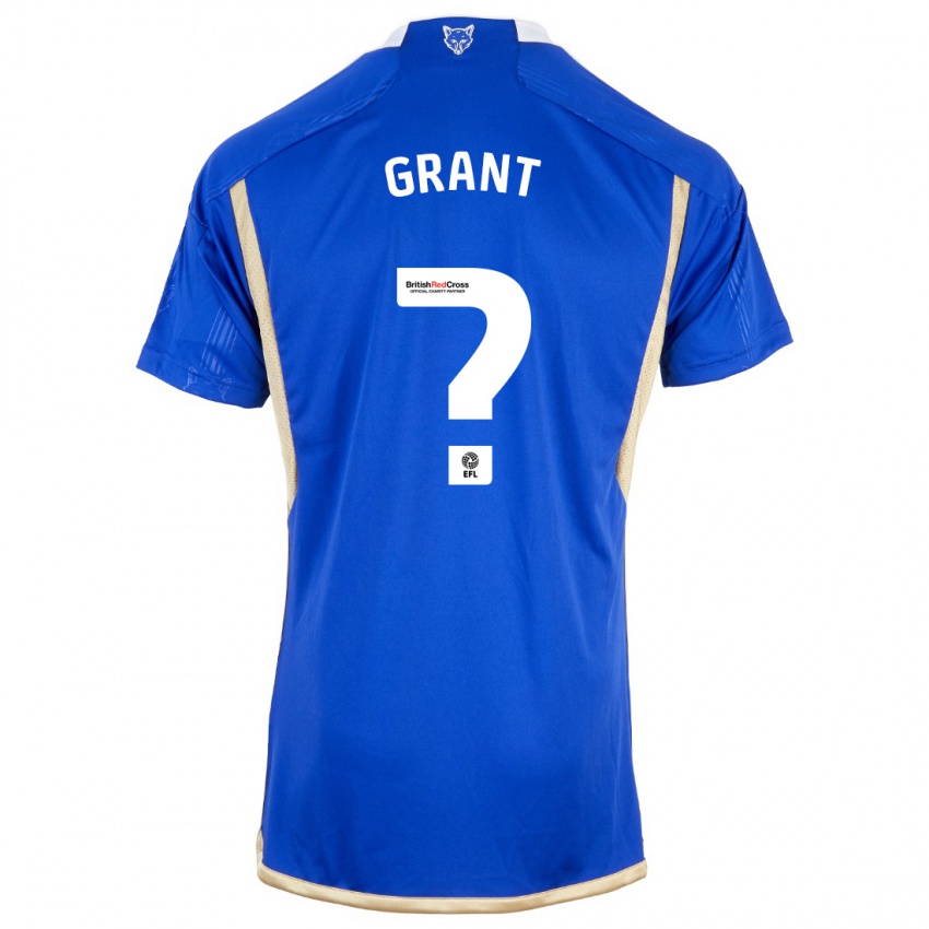 Dětské Bradley Grant #0 Modrý Domů Hráčské Dresy 2023/24 Dres