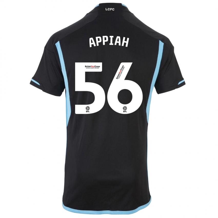 Dětské Paul Appiah #56 Černá Daleko Hráčské Dresy 2023/24 Dres