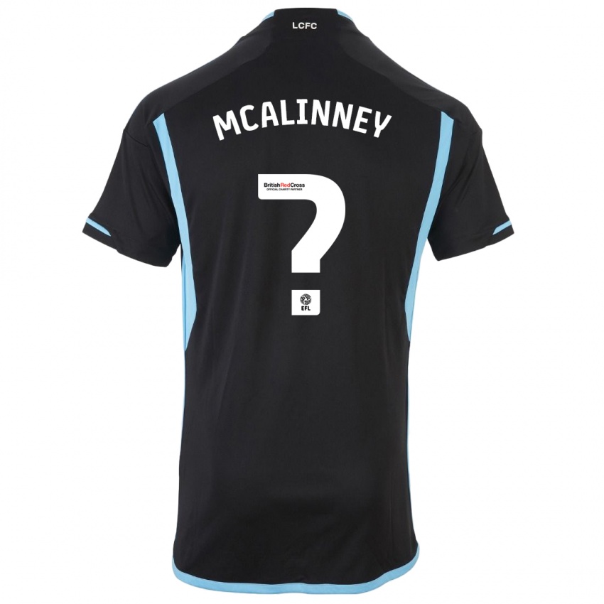 Dětské Liam Mcalinney #0 Černá Daleko Hráčské Dresy 2023/24 Dres