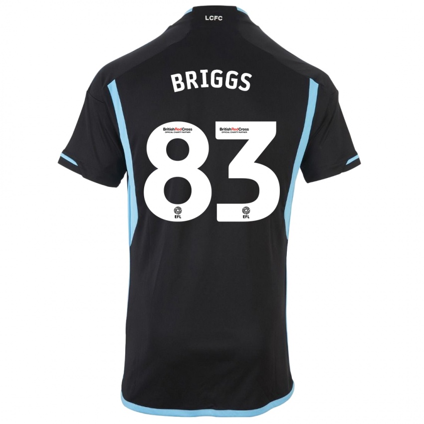 Dětské Logan Briggs #83 Černá Daleko Hráčské Dresy 2023/24 Dres