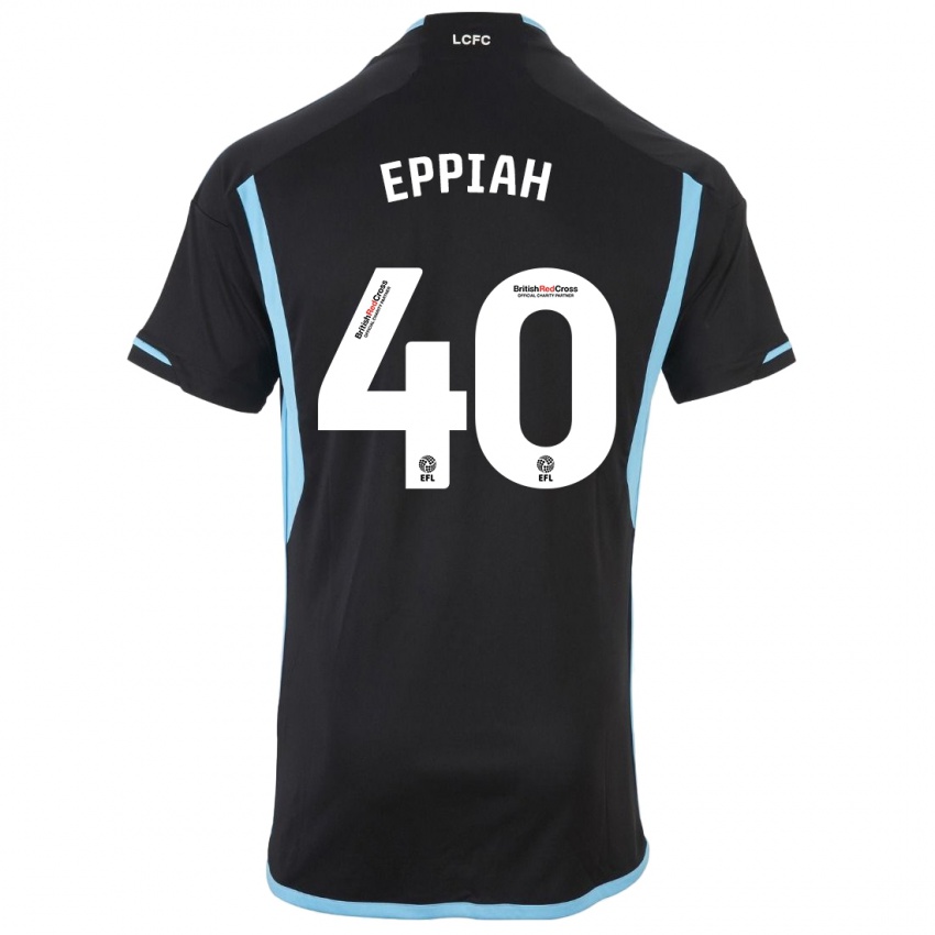 Dětské Josh Eppiah #40 Černá Daleko Hráčské Dresy 2023/24 Dres