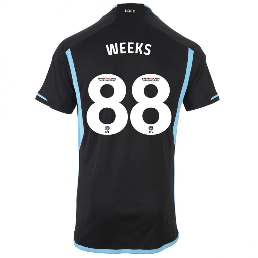 Dětské Tyler Weeks #88 Černá Daleko Hráčské Dresy 2023/24 Dres