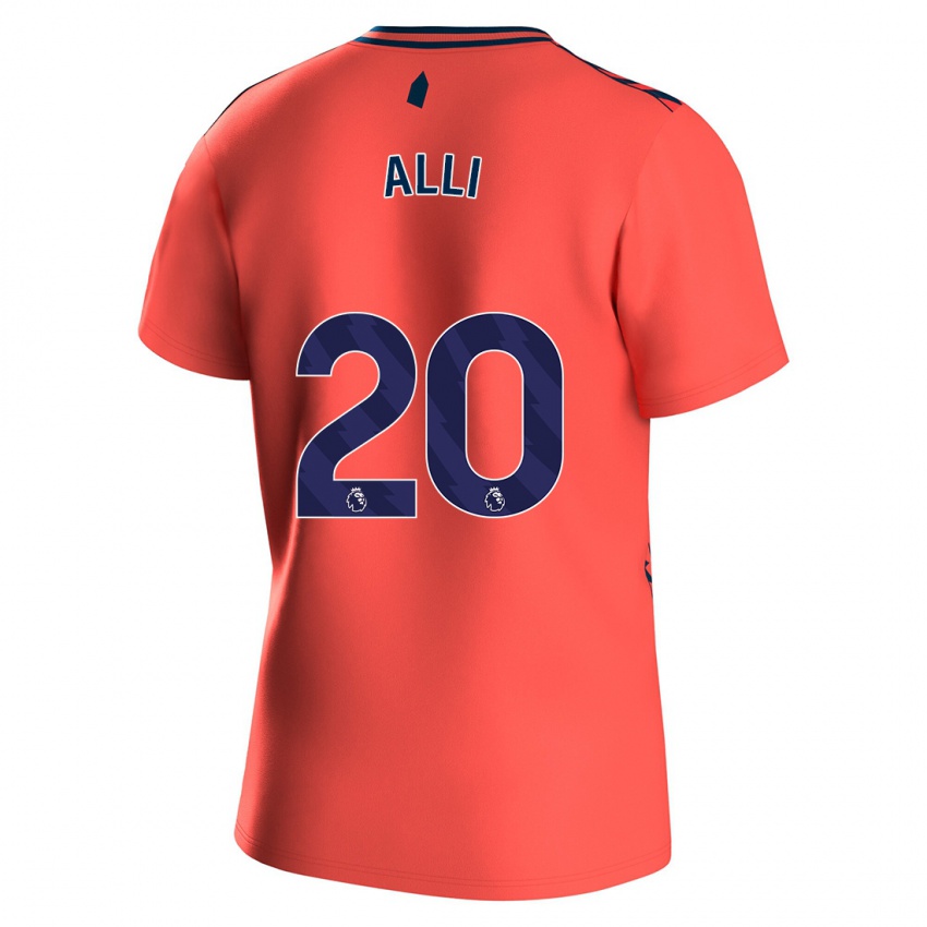 Dětské Dele Alli #20 Korál Daleko Hráčské Dresy 2023/24 Dres