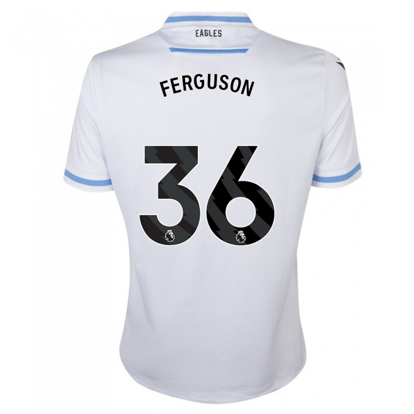Dětské Nathan Ferguson #36 Bílý Daleko Hráčské Dresy 2023/24 Dres