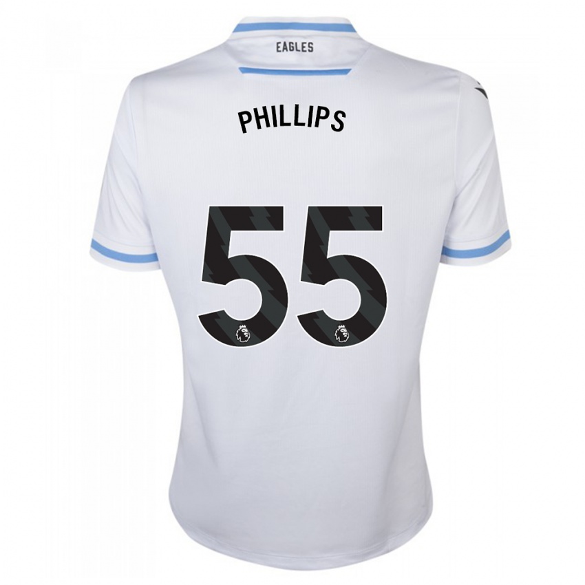 Dětské Killian Phillips #55 Bílý Daleko Hráčské Dresy 2023/24 Dres