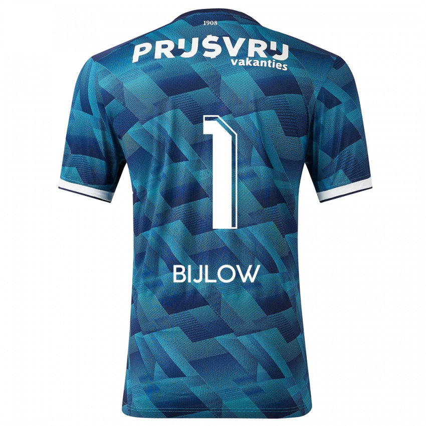 Dětské Justin Bijlow #1 Modrý Daleko Hráčské Dresy 2023/24 Dres