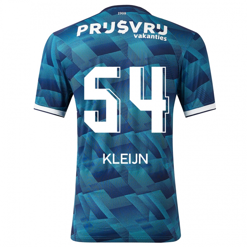 Dětské Mike Kleijn #54 Modrý Daleko Hráčské Dresy 2023/24 Dres