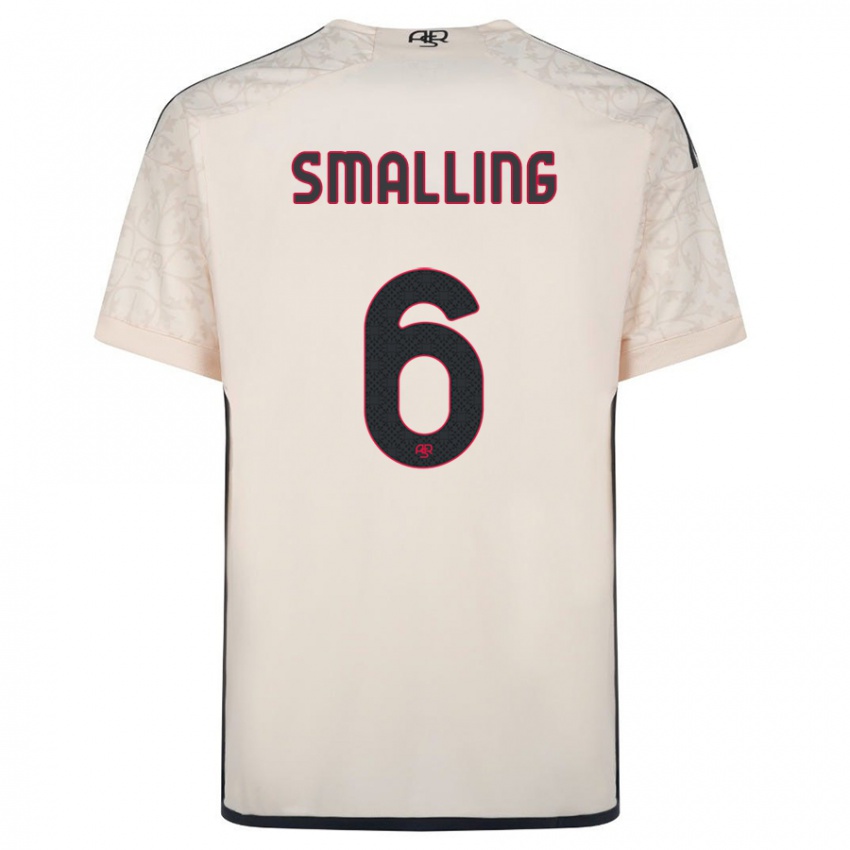 Dětské Chris Smalling #6 Špinavě Bílá Daleko Hráčské Dresy 2023/24 Dres