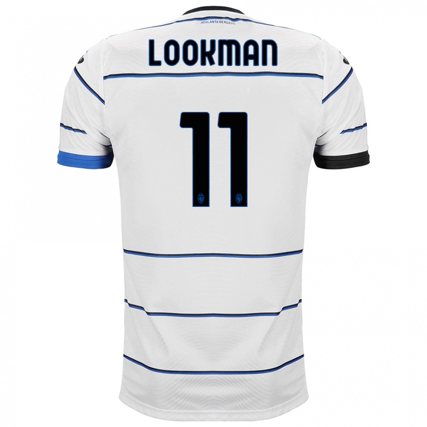 Dětské Ademola Lookman #11 Bílý Daleko Hráčské Dresy 2023/24 Dres
