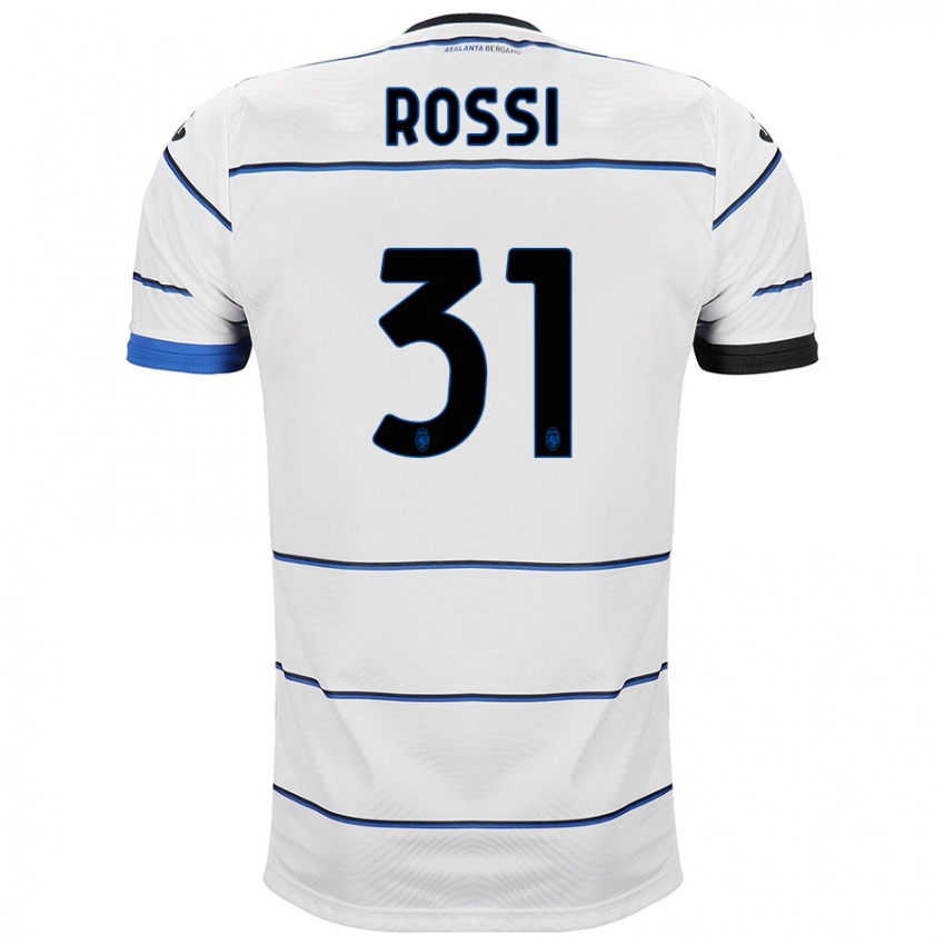 Dětské Francesco Rossi #31 Bílý Daleko Hráčské Dresy 2023/24 Dres