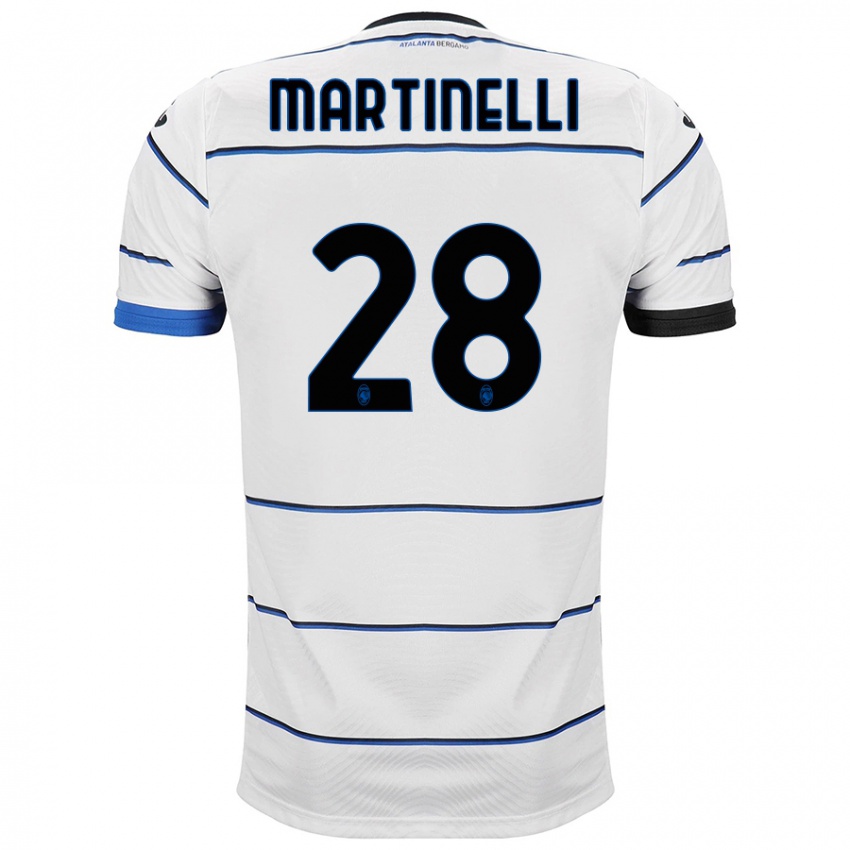 Dětské Gabriel Martinelli #28 Bílý Daleko Hráčské Dresy 2023/24 Dres