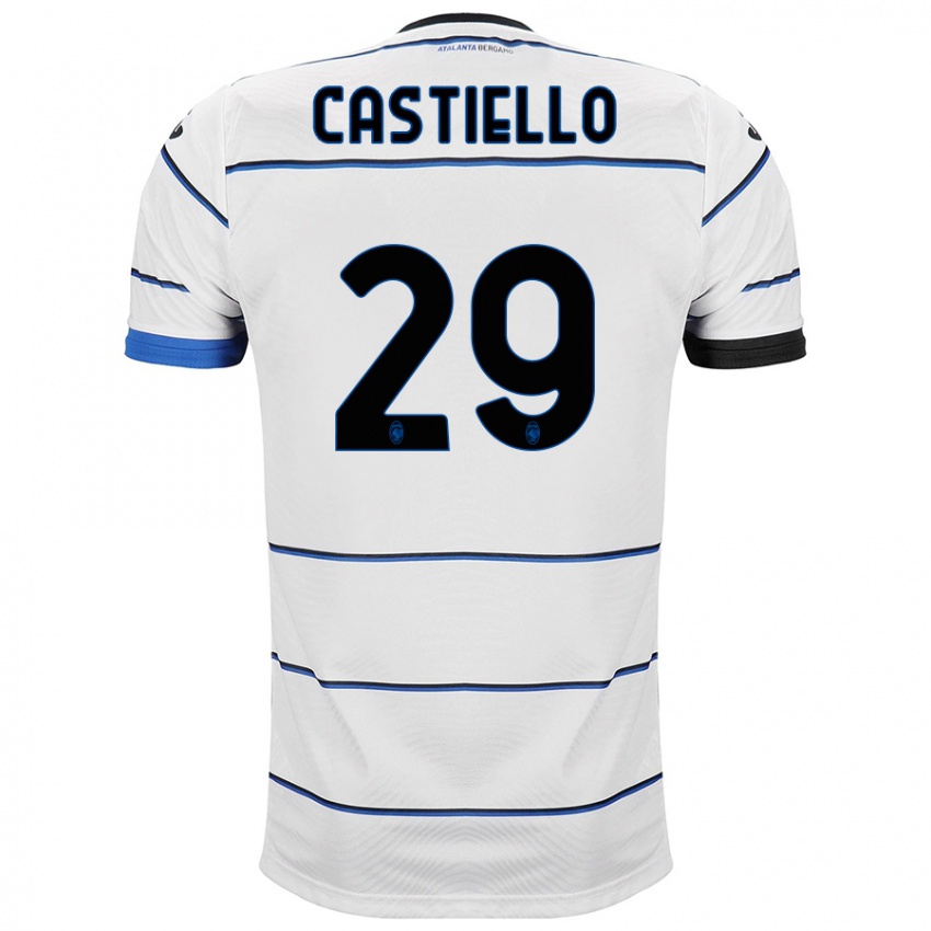 Dětské Alex Castiello #29 Bílý Daleko Hráčské Dresy 2023/24 Dres