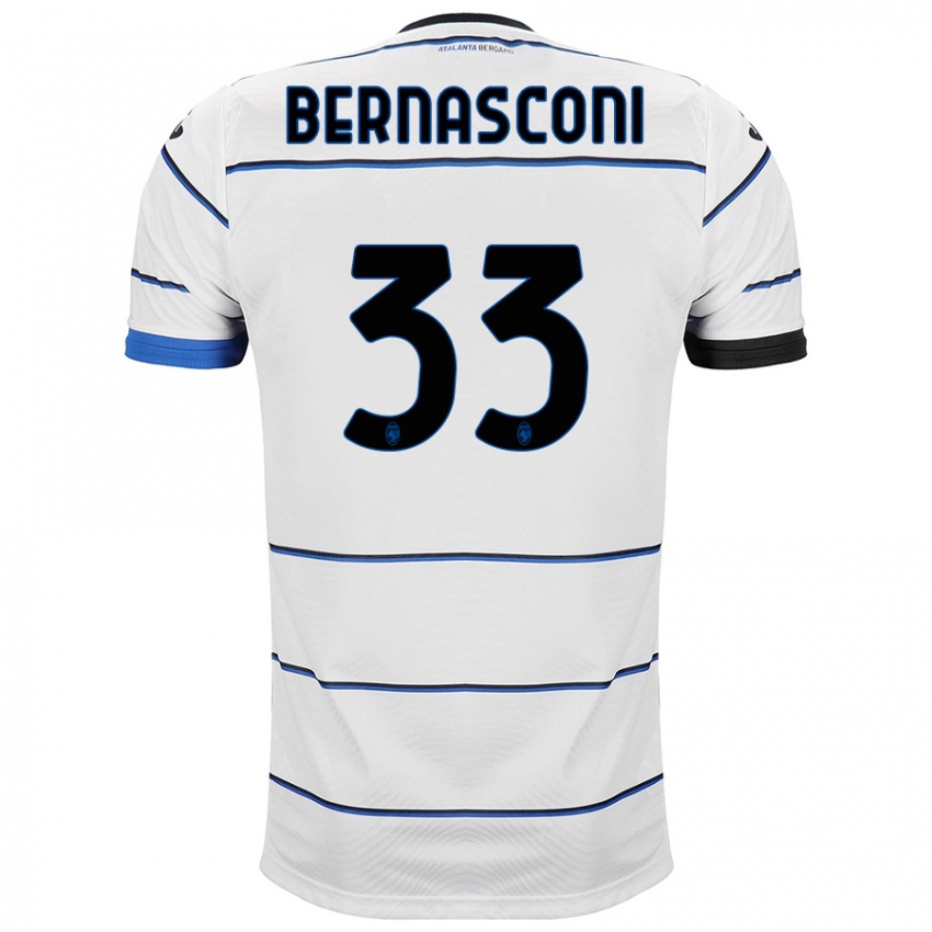 Dětské Lorenzo Bernasconi #33 Bílý Daleko Hráčské Dresy 2023/24 Dres