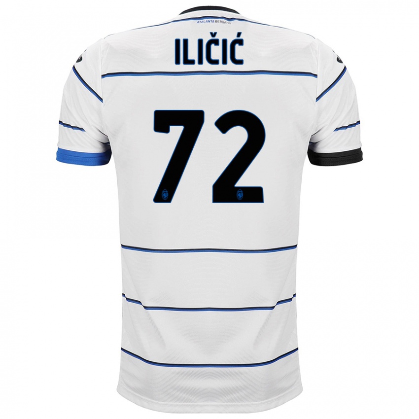 Dětské Josip Ilicic #72 Bílý Daleko Hráčské Dresy 2023/24 Dres