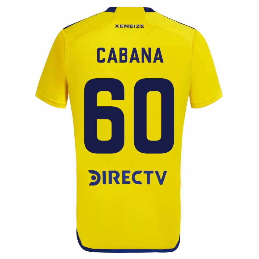 Dětské Juan Pablo Cabana #60 Žlutá Daleko Hráčské Dresy 2023/24 Dres
